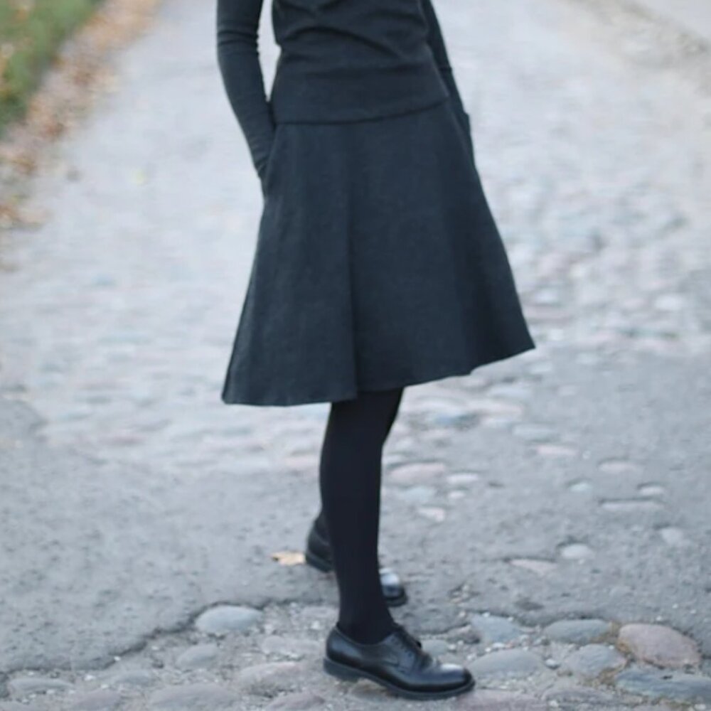 wool ballerina skirt